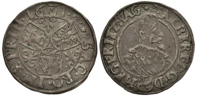 Валенштайн 3 крейцера 1631 Альберт фон Валенштайн (1623-1634)