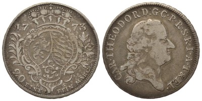 Пфальц, Зульцбах 1/2 талера 1773 AS Карл Теодор 