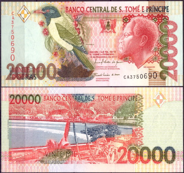 Сан-Томе и Принсипи 20000 добра 1996-2013 (UNC Pick 67)