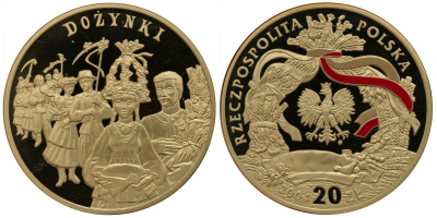 Польша 20 злотых 2004 год - Праздник урожая 