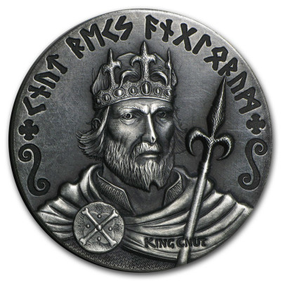 Ниуэ, 2 доллара 2015 год, Король Кнуд