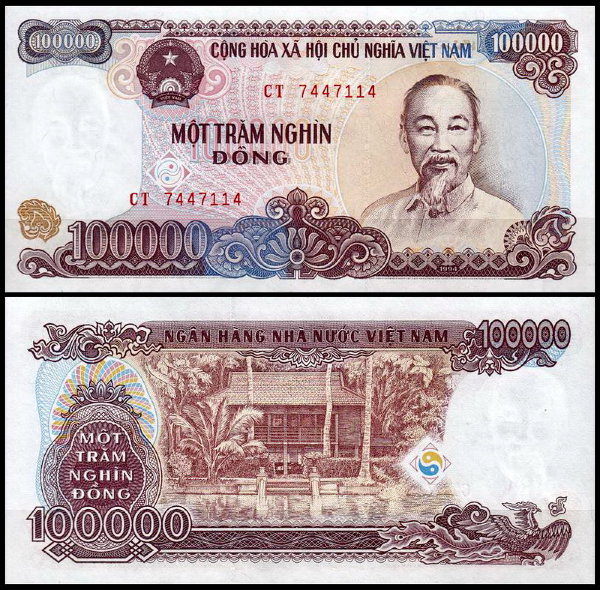 Вьетнам 100 000 донг 1994 (UNC Pick 117)