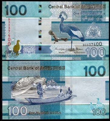 Гамбия 100 даласи 2023 (UNC Pick 41)