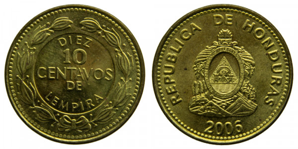 Гондурас, 10 сентаво 2006 год
