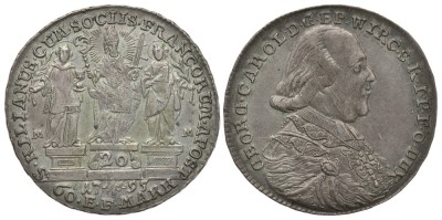 Вюрцбург 20 крейцеров 1795 ММ, Георг Карл фон Фехенбах-цу-Лауденбах (1795-1802)