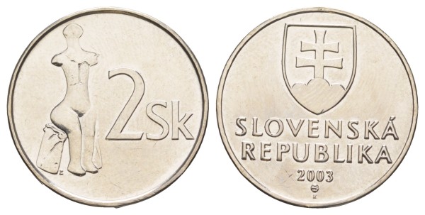 Словакия, 2 кроны 2003 год 