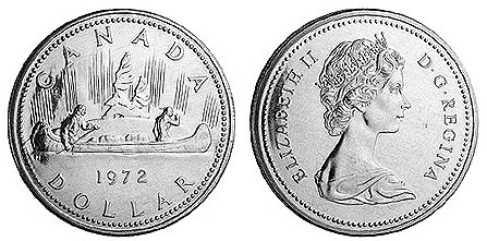 Канада, 1 доллар 1972 год, UNC