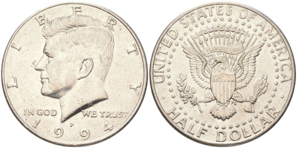 США, 50 центов 1994 год
