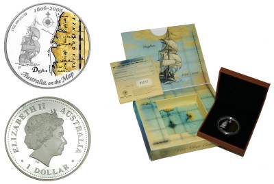 Австралия, 1 доллар 2006 год, 400 лет открытия Австралии
