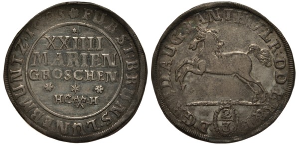 Брауншвейг-Вольфенбюттель 24 мариенгроша 1695