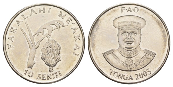 Тонга, 10 сенити 2005 год