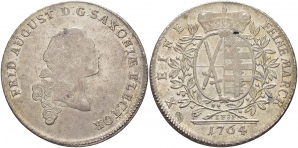 Саксония 1 талер 1764 Фридрих Август III (1763-1806-1827)