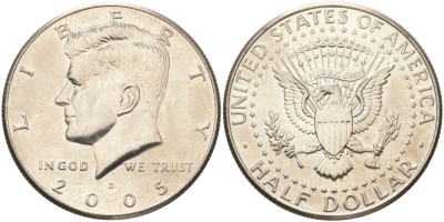 США, 50 центов 2005 год