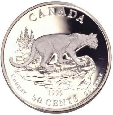 Канада 50 центов 1999 год - Пума