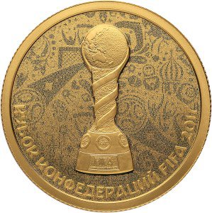 50 рублей 2016 (ПРУФ) Кубок конфедераций FIFA 2017