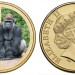 Австралия, 1 доллар 2012 (UNC, бронза) Западная равнинная горилла