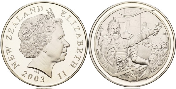 Новая Зеландия 1 доллар 2003 год, Властелин колец - Король Теоден