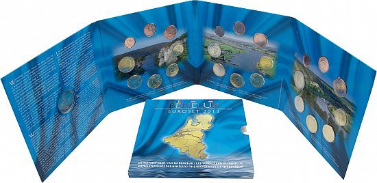 Бенилюкс, Набор монет 2013 года (буклет)