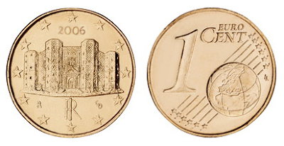 Италия, 1 цент 2006 (UNC, медь)