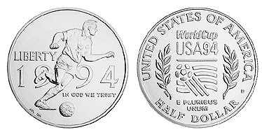 США, 50 центов 1992 год, Чемпионат мира по футболу в США