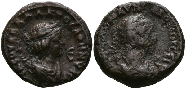 Римская Империя, Провинция Египет тетрадрахма 271 - 272 Аврелиан и Вабаллат