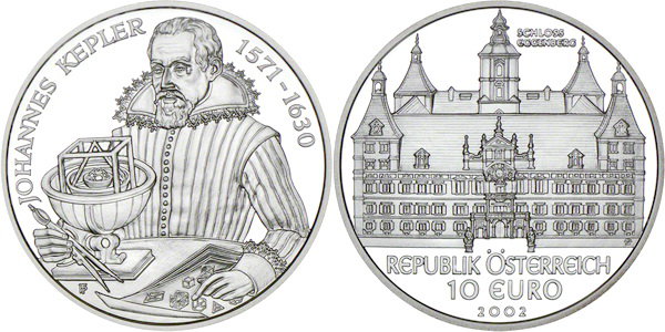 Австрия, 10 евро 2002 год, Дворец Эггенберг