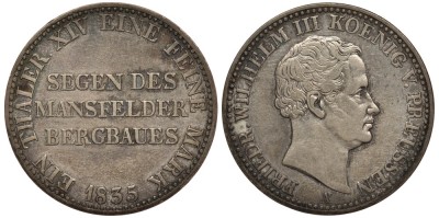 Пруссия 1 талер 1835 Фридрих Вильгельм III 