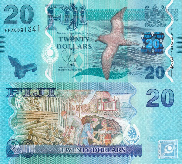 Фиджи 20 долларов 2013 (UNC Pick 117A)