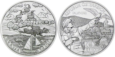 Австрия, 10 евро 2012 год, Замок Ландскрон в Каринтии
