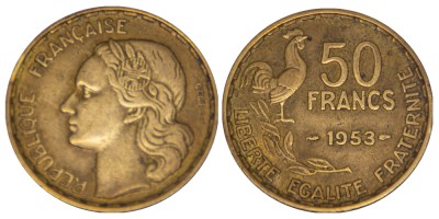 Франция, 50 франков 1953 год