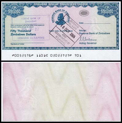 Зимбабве 50000 долларов 2003 (UNC Pick 19)
