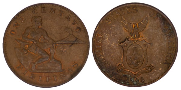 Филиппины, 1 сентаво 1944 год