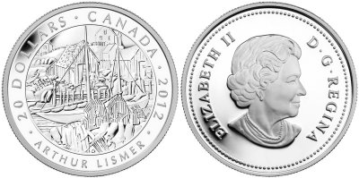 Канада, 20 долларов 2012 год, Рыбацкая деревня, ПРУФ