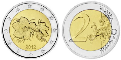Финляндия, 2 евро 2013 (UNC, биметалл)