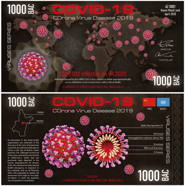 Земля Королевы Мод. Пандемия коронавирус - COVID-19. 1000 BAC