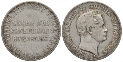 Пруссия 1 талер 1844 A, Фридрих Вильгельм IV (1840-1861)