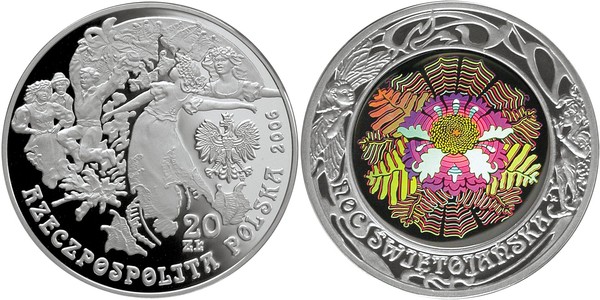 Польша 20 злотых 2006 год - Иван Купала