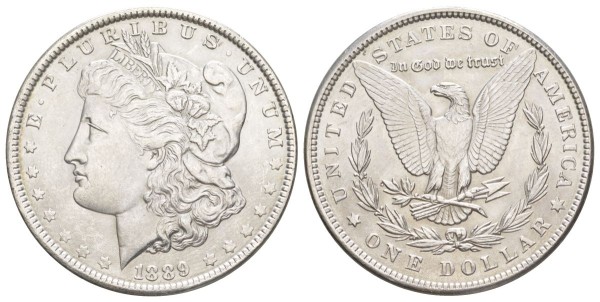 США, 1 доллар 1889 год