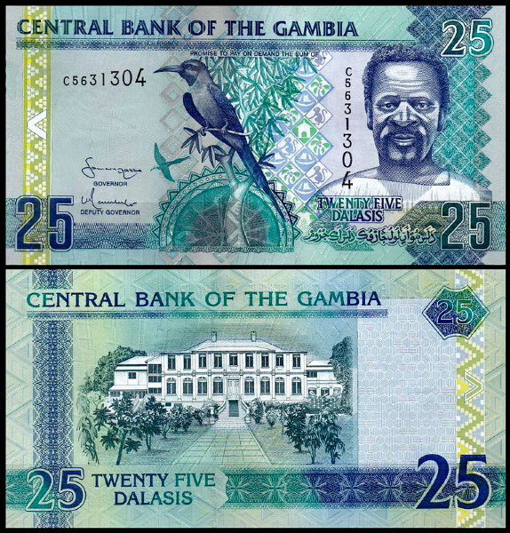 Гамбия 25 даласи 2006 (UNC Pick 27a)