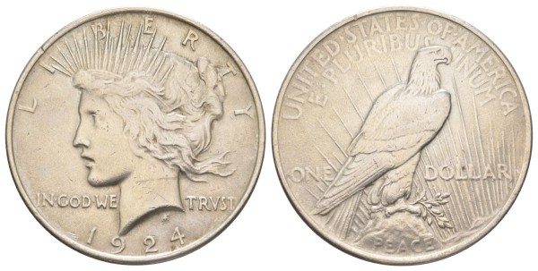 США, 1 доллар 1924 год