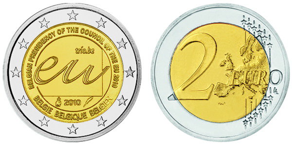 Бельгия, 2 евро 2010 год, Председательство в ЕС