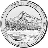 США, 25 центов 2010 год, Национальный лес Маунд Худ