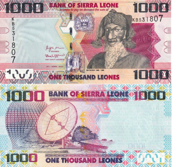 Сьерра Леоне 1000 леоне 2021 (UNC Pick 30f)