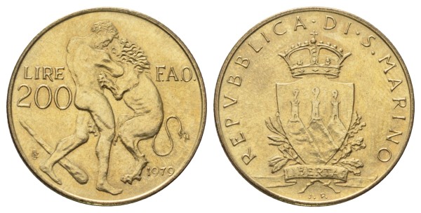 Сан Марино, 200 лир 1979 год