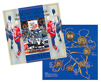 Финляндия, Набор монет 2003 года (буклет) №1