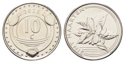 Кюрасао 10 центов 2025
