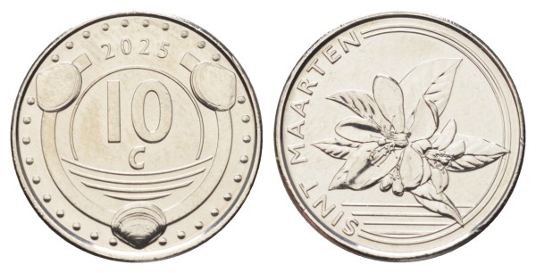 Кюрасао 10 центов 2025