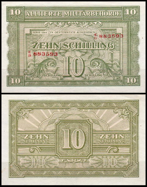 Австрия 10 шиллингов 1944 (XF Pick 106)