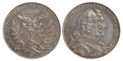 Пфальц 1/2 талера 1740 Карл Альберт и Карл III 