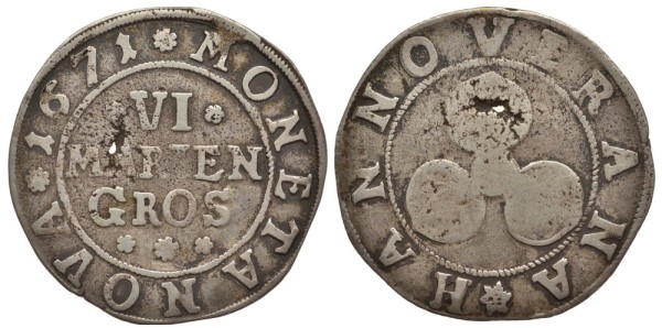 ГАННОВЕР 6 МАРИЕНГРОША 1671